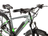 Электровелосипед Eltreco Ultra Max Pro (Серо-зеленый) - Фото 7