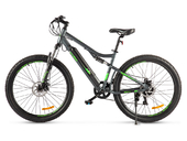 Электровелосипед Eltreco Walter (Черно-зеленый) - Фото 3