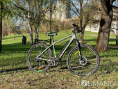 Электровелосипед Eltreco XT 850 Pro (черно-зеленый) - Фото 25