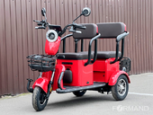 Электротрицикл GreenCamel Пони Z8 (60V 650W) дифференциал, (Красный) - Фото 4